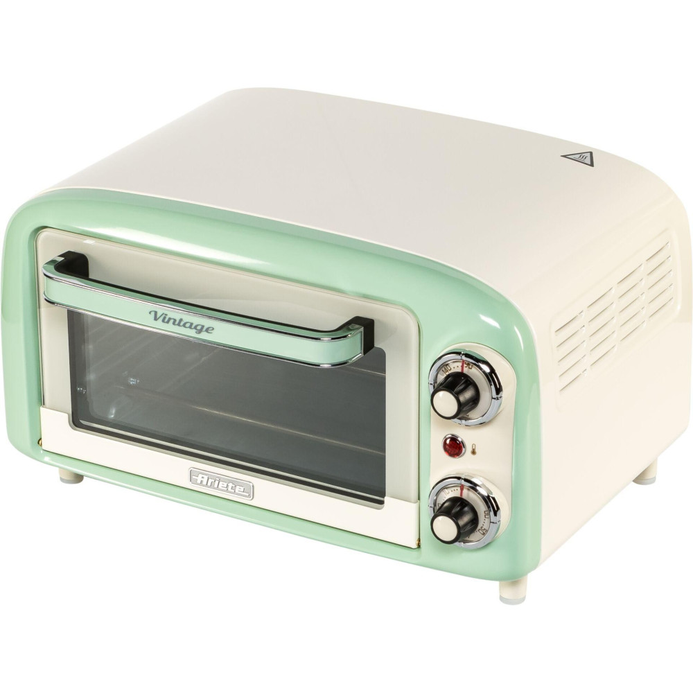 Ariete 3919 Electric Oven Vintage, 800W, 10L capacity, Double glass, Retro, Green