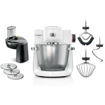 Bosch Serie 6 MUMS6EW13D food processor 1600 W 5.5 L Black, Stainless steel, White