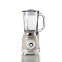 Ariete 583, Vintage Blender with 1.5 Liter glass cup, 4 Stainless Steel Blades, 4 Speeds + Pulse, 1000 Watt, Beige
