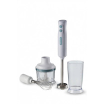 Ariete 601 Pimer 3in1, 700 W, 2 speeds, Stainless steel blade, Removable leg, Beaker, White