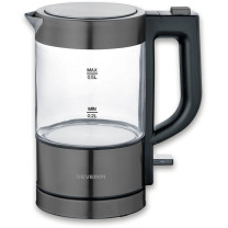 Severin WK 9387 electric kettle 0.5 L 1000 W Transparent, Black