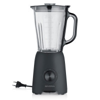 Severin SM 3722 blender 1.5 L Tabletop blender 600 W Black, Transparent