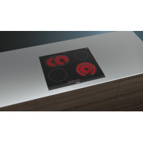 Siemens ET675FNP1E hob Black, Stainless steel Built-in Ceramic hob 4 zone(s)