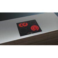 Siemens ET601FNP1E hob Black, Stainless steel Built-in Ceramic hob 4 zone(s)