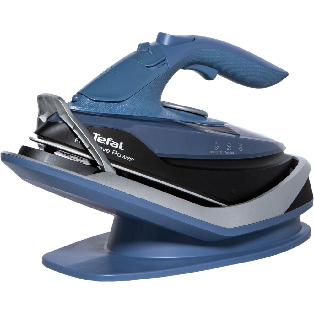 Tefal Freemove Power FV6675E0 iron Dry & Steam iron Ceramic soleplate 2600 W Black, Blue