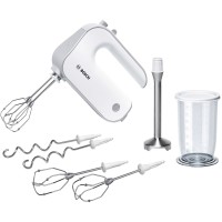 Bosch MFQ4075DE batidora Batidora de mano 550 W Plata, Blanco