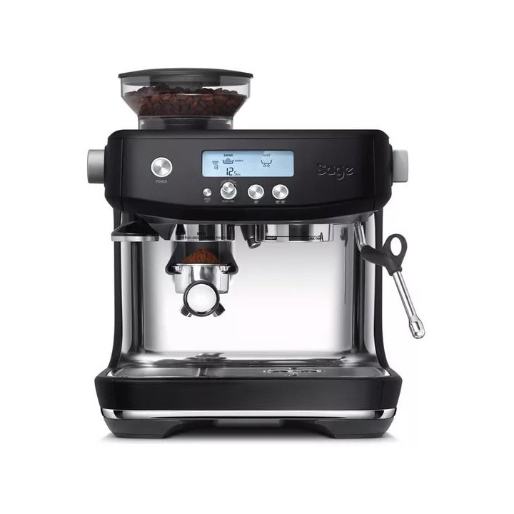 Sage The Barista Pro Black Truffle | Fast Heat-Up Espresso Machine