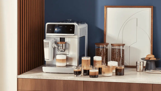 Elevate Your Home Coffee Game with the Philips Café Aromis 8000 Series LatteGo Pro EP8757/20 Silver Espresso Machine