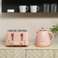 HOMCOM 3000W 1.7L Kettle & 4 Slice Toaster, Kettle and Toaster Set with 7 Browning Controls and Crumb Tray, Light Pink