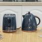 HOMCOM 1.7L 3000W Fast Boil Kettle & 2 Slice Toaster Set, Kettle and Toaster Set with Auto Shut Off, Browning Controls, Blue