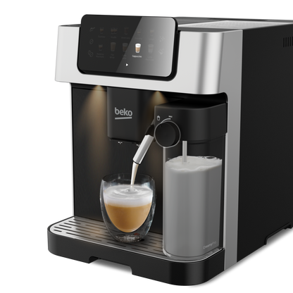 Beko CEG7304X Bean to Cup Coffee Machine Integrated Milk Jug image 6