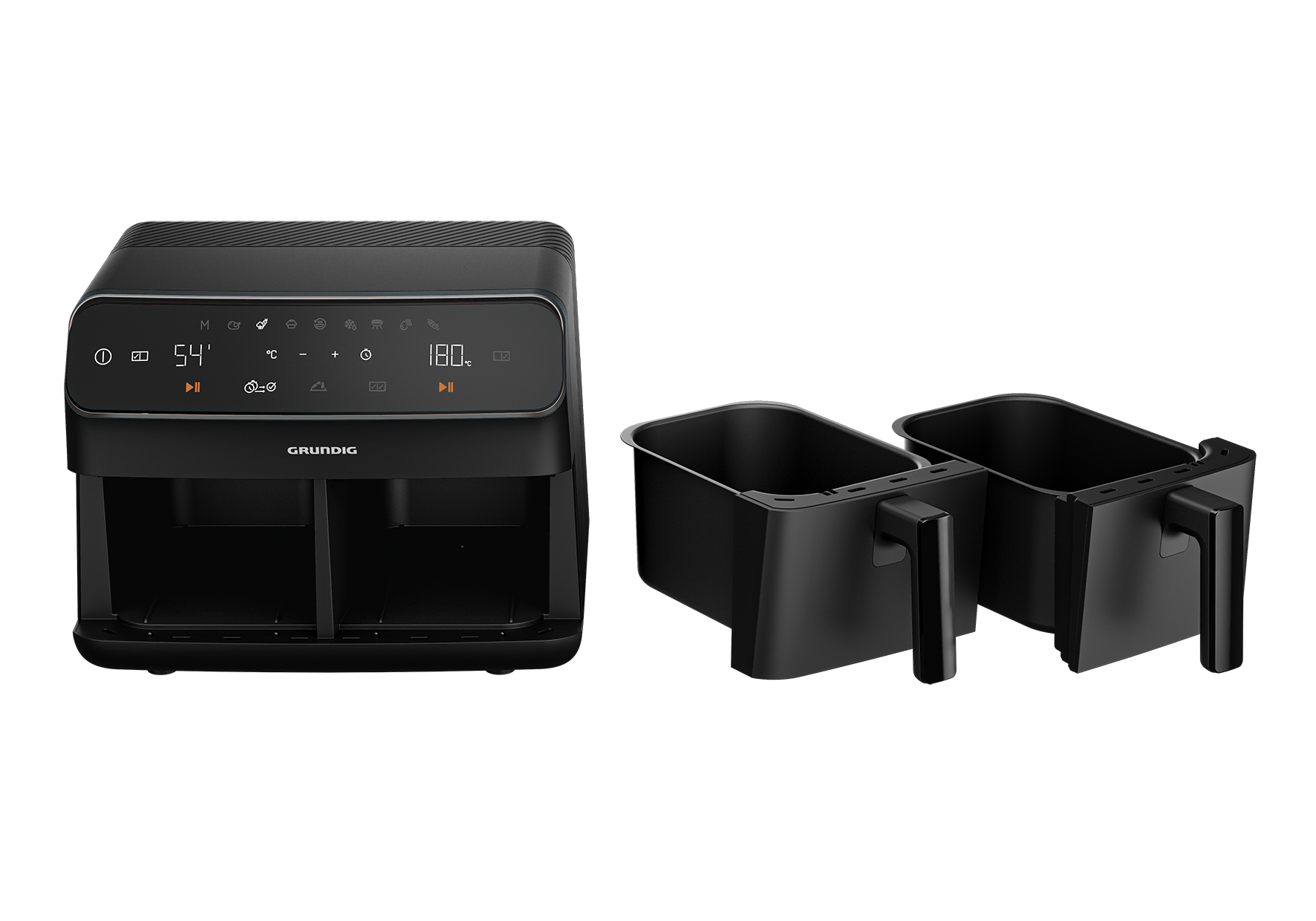 Grundig FR 7284 Airfit Twin Double Airfryer 8.5 lt Oil Free Fryer image 6