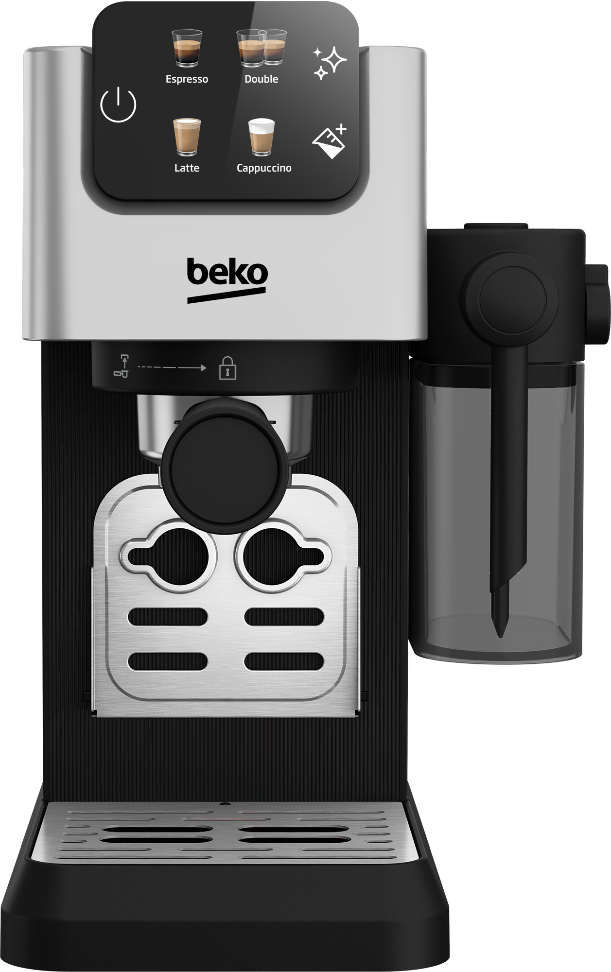 Beko CEP5304X CaffeExperto Manual Espresso with Integrated Milk image 2