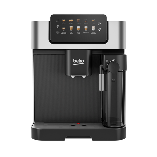 Beko CEG7304X Bean to Cup Coffee Machine Integrated Milk Jug image 0