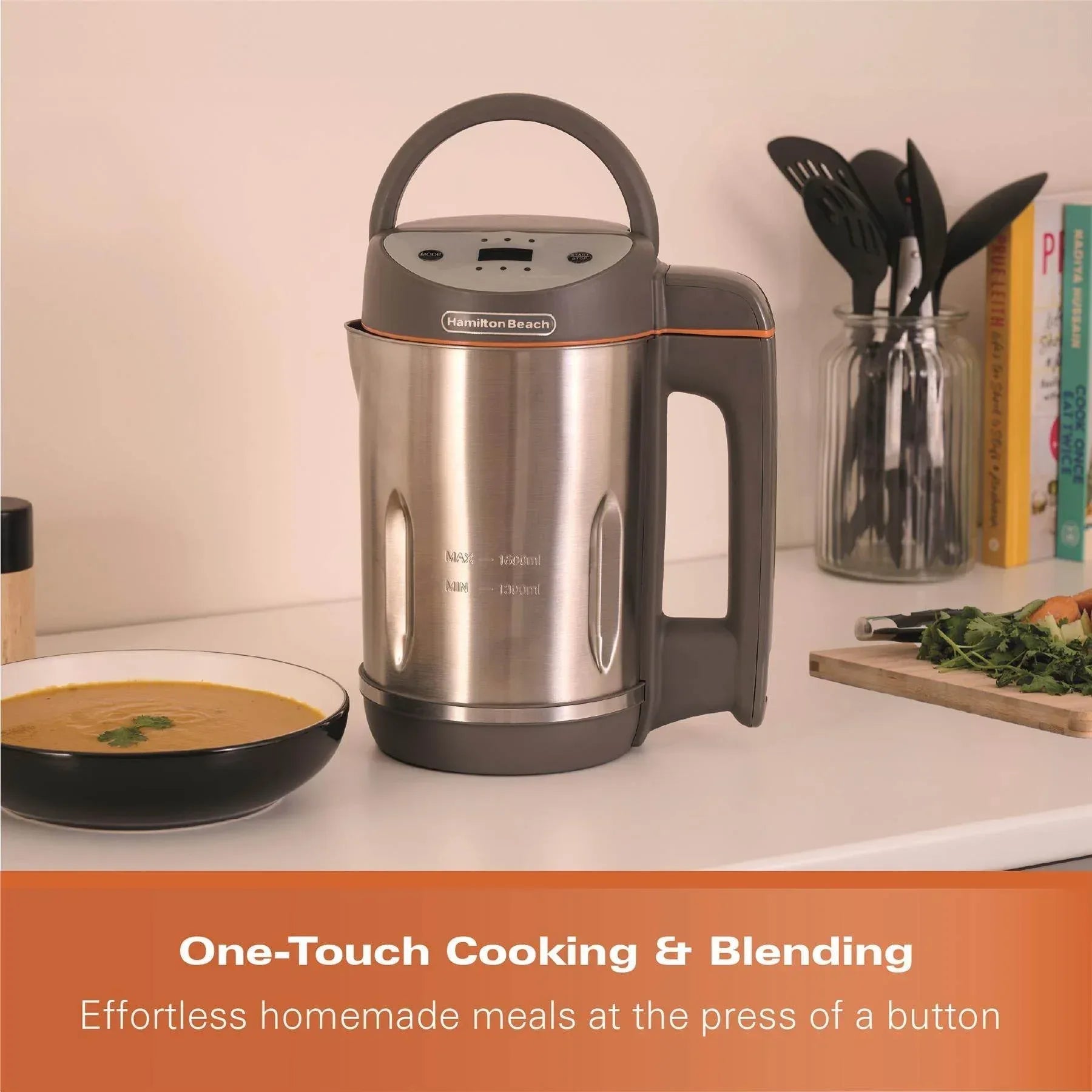 Hamilton Beach Intelligent Pro Soup Maker Plus – Black