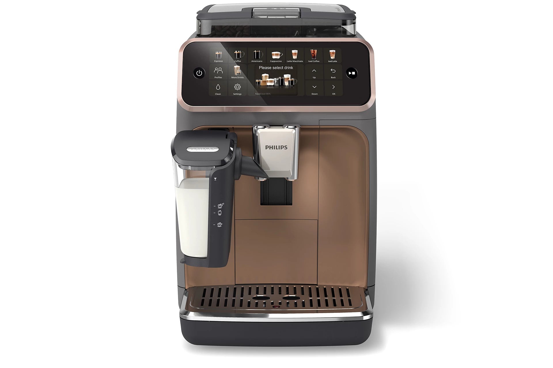 Philips Series 5500 LatteGo EP5544/80 Bean to Cup Fully Automatic Coffee Machine image 1