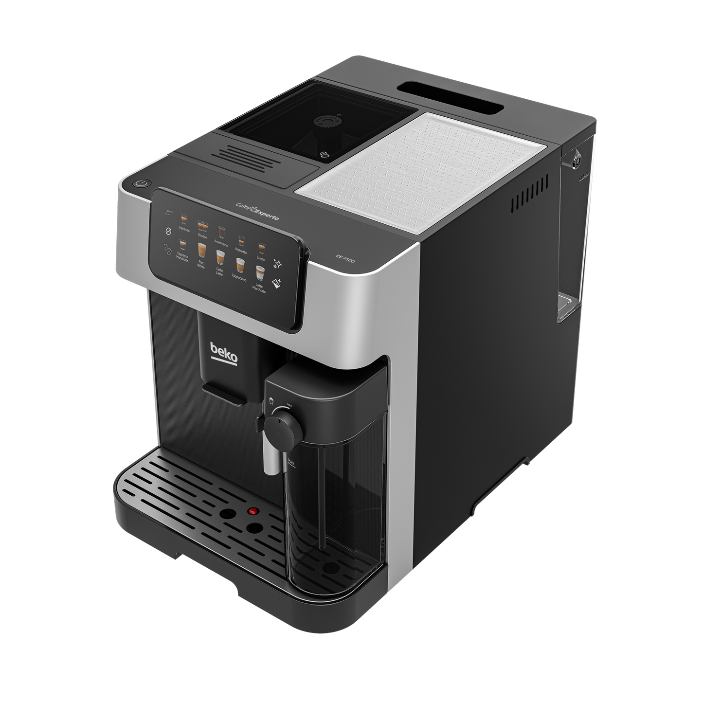 Beko CEG7304X Bean to Cup Coffee Machine Integrated Milk Jug image 2