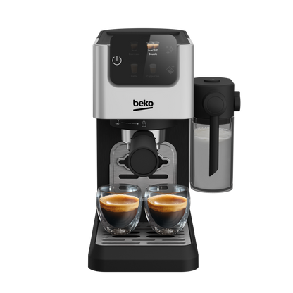 Beko CEP5304X CaffeExperto Manual Espresso with Integrated Milk image 0