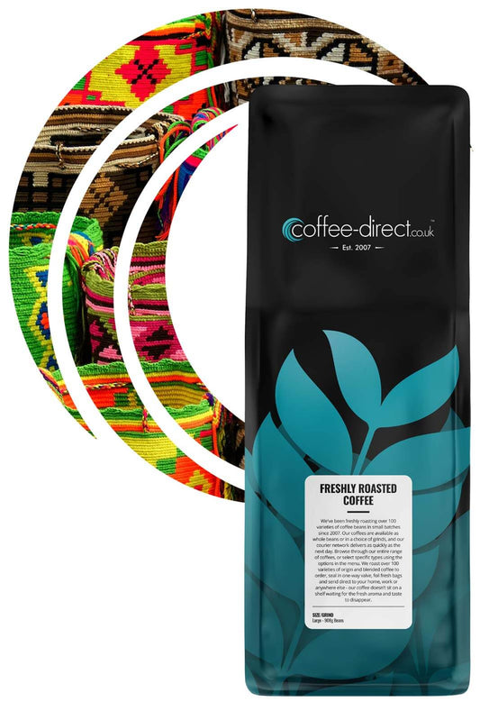 Café colombiano descafeinado 50/50