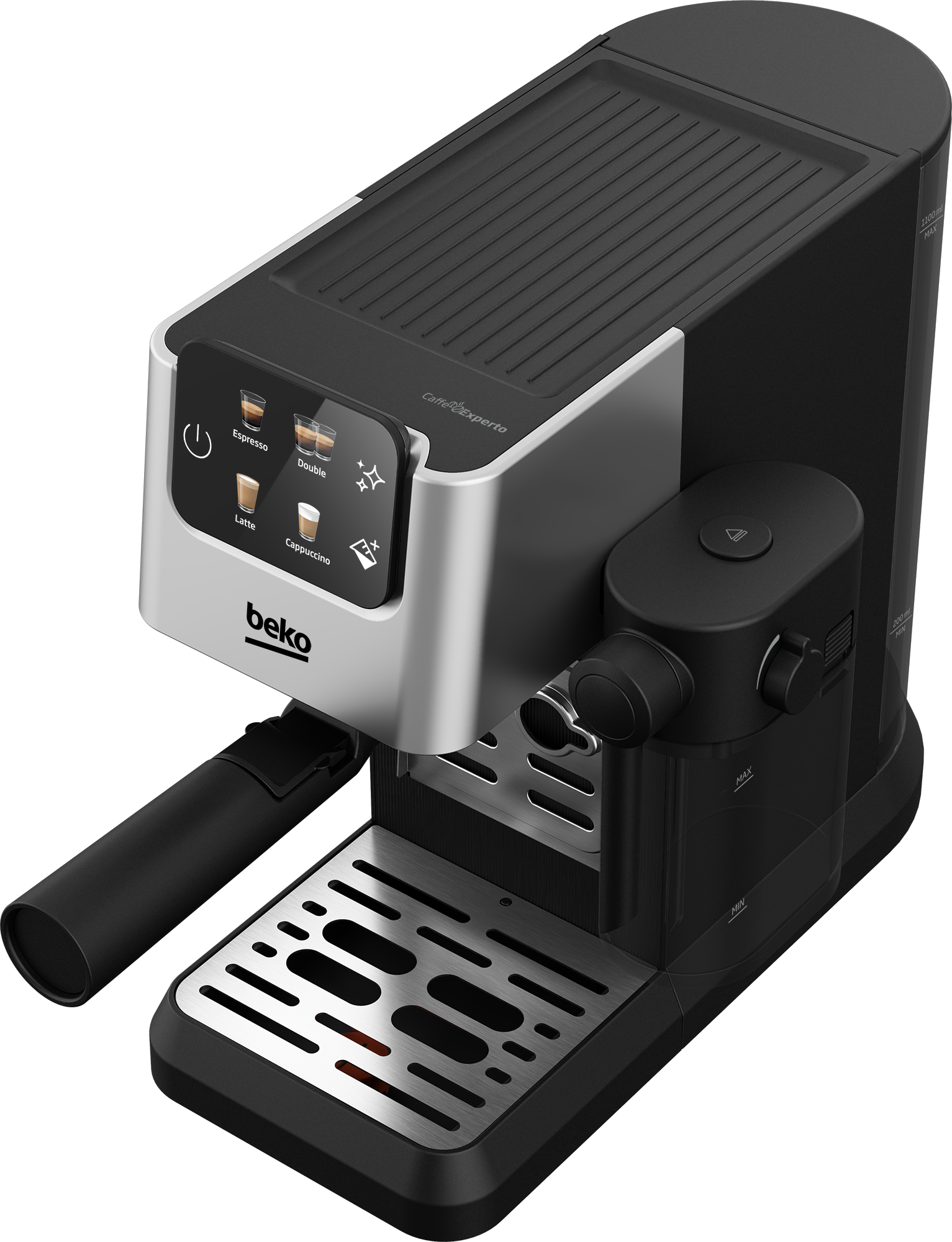 Beko CEP5304X CaffeExperto Manual Espresso with Integrated Milk image 3
