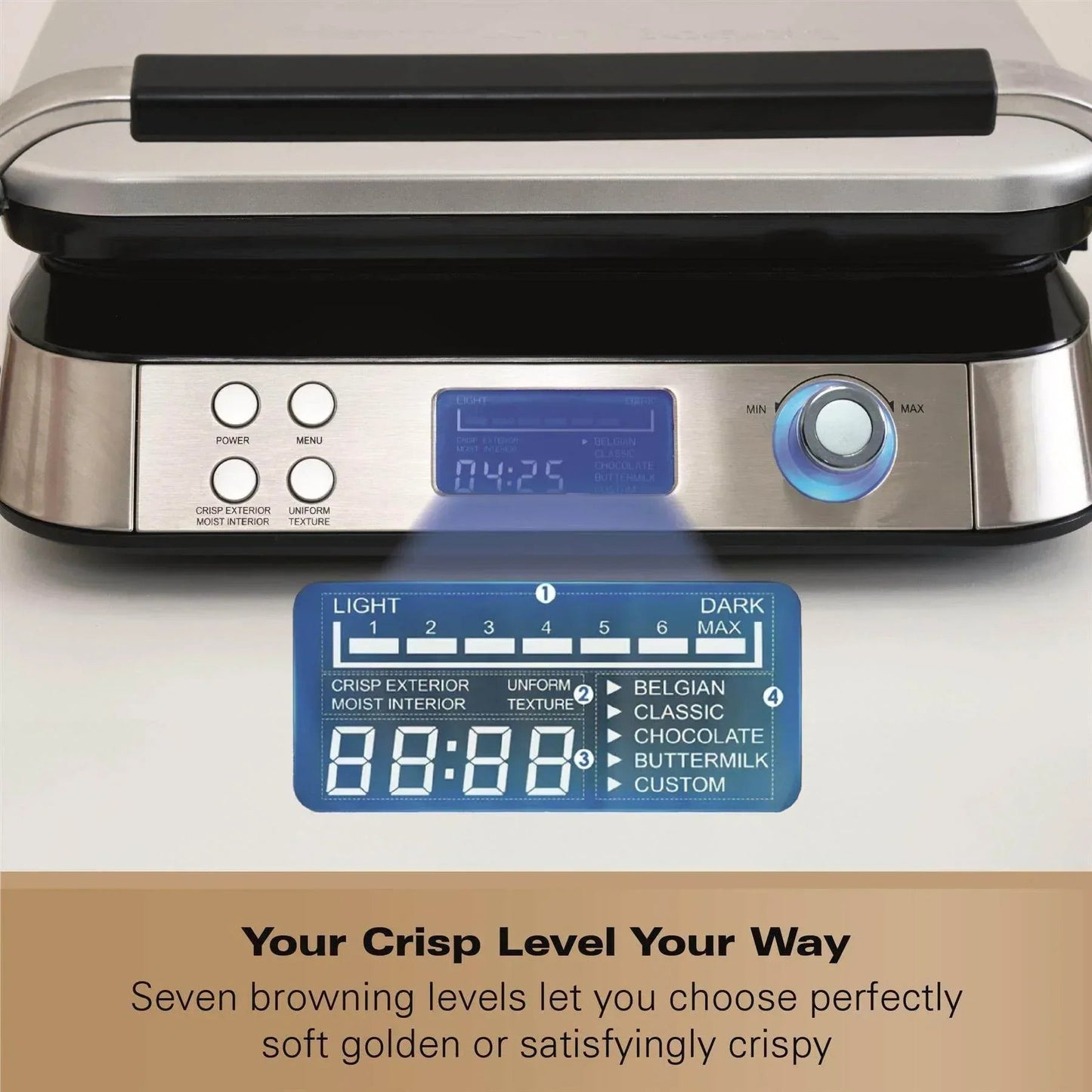 Hamilton Beach Pro Smart Waffle Maker