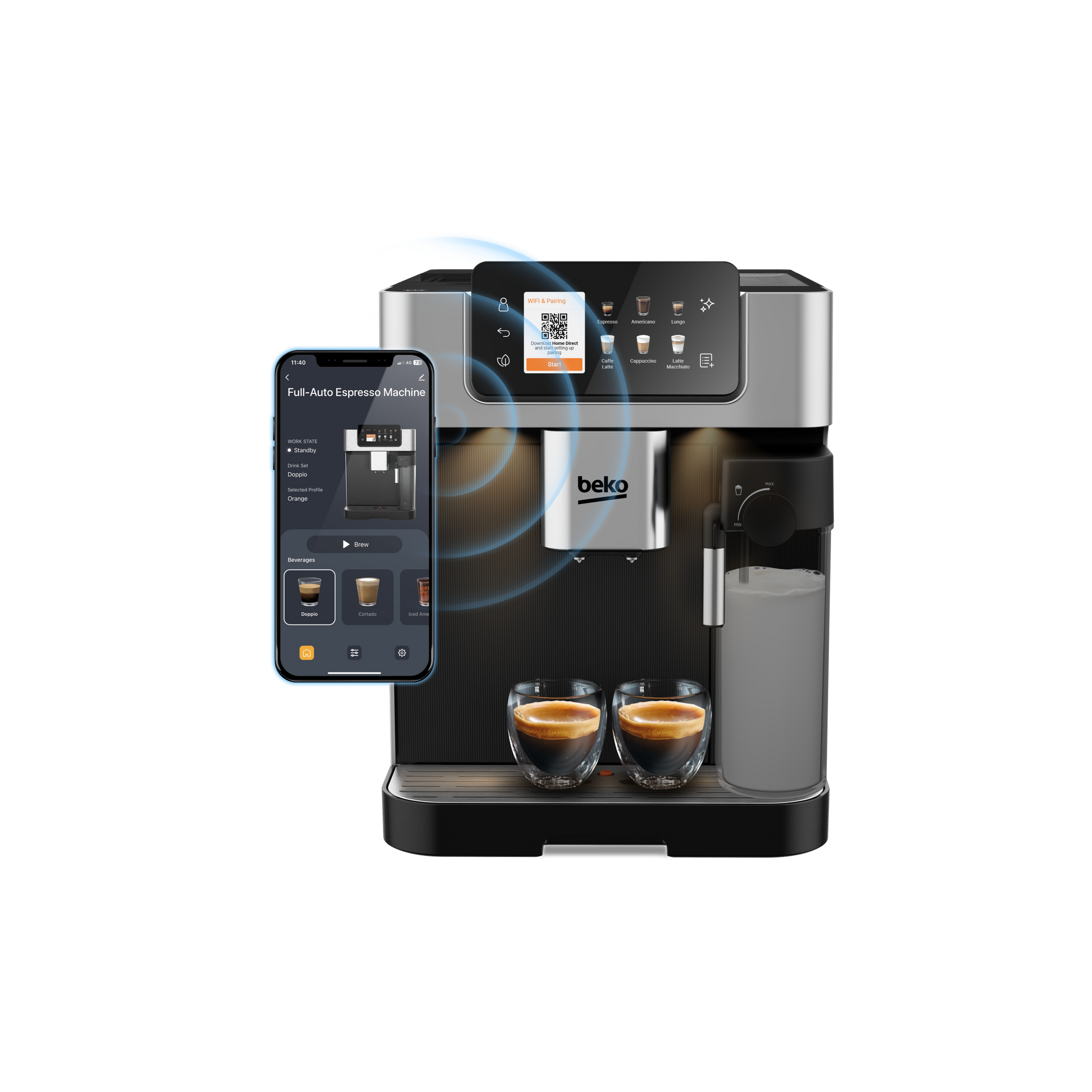 Beko CEG7348X CaffeExperto Bean-to-Cup Fully Automatic Espresso Machine image 3