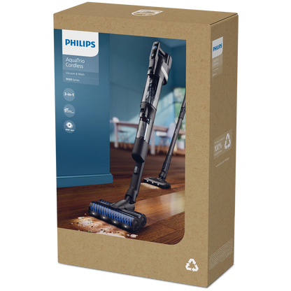 Philips AquaTrio XW9463/11 2-in-1 Dry and Wet Cordless Broom Vacuum Cleaner image 2