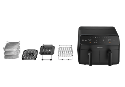 Grundig FR 7284 Airfit Twin Double Airfryer 8.5 lt Oil Free Fryer image 7