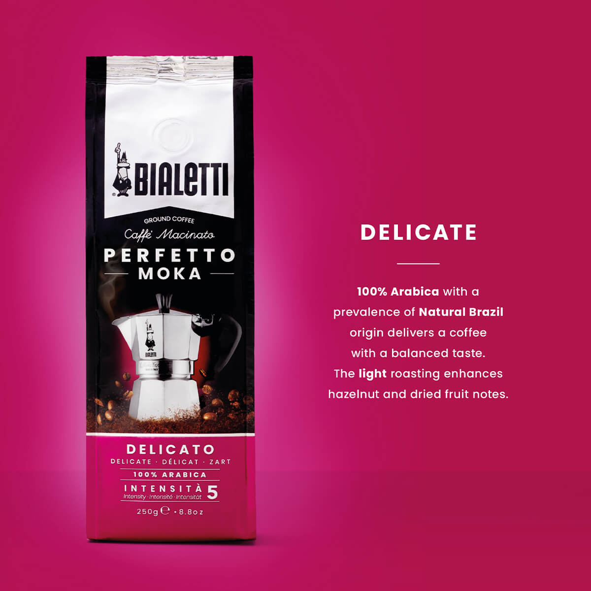 Bialetti Perfetto Moka Stovetop Coffee - Tiny Lux