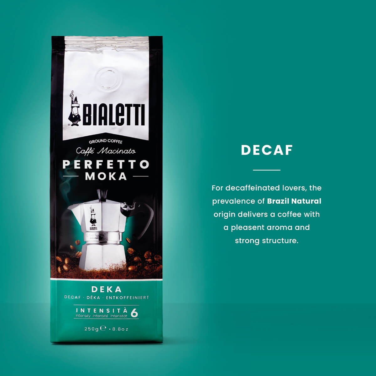 Bialetti Perfetto Moka Stovetop Coffee - Tiny Lux