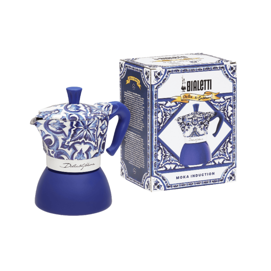 Bialetti X Dolce&Gabbana Blue Mediterranean Moka Induction - Tiny Lux