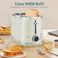 HOMCOM Polished Retro 40-100°C Kettle and Toaster Set - Grey