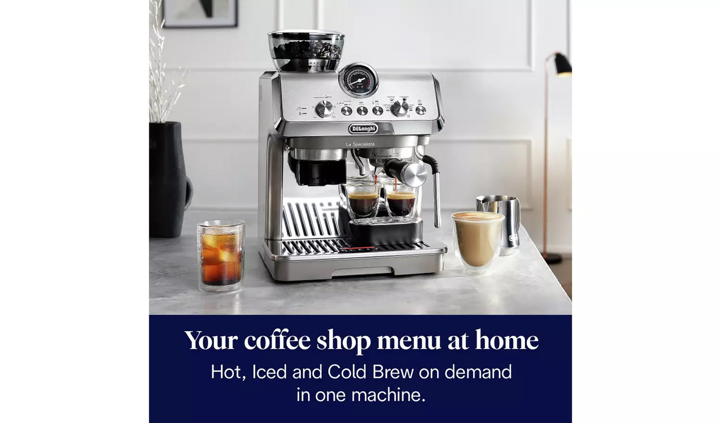 Cafetera espresso De'Longhi La Specialista Opera EC9555.M - Plata