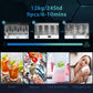 HOMCOM 3L Ice Maker Machine and Water Dispenser, 12kg in 24H, 2 Sizes 9 Ice Cubes Ready in 6-10 Mins Ice Machine, Black