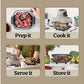 Ninja CRISPi 4-in-1 Portable Glass Air Fryer - Stone FN101UKST