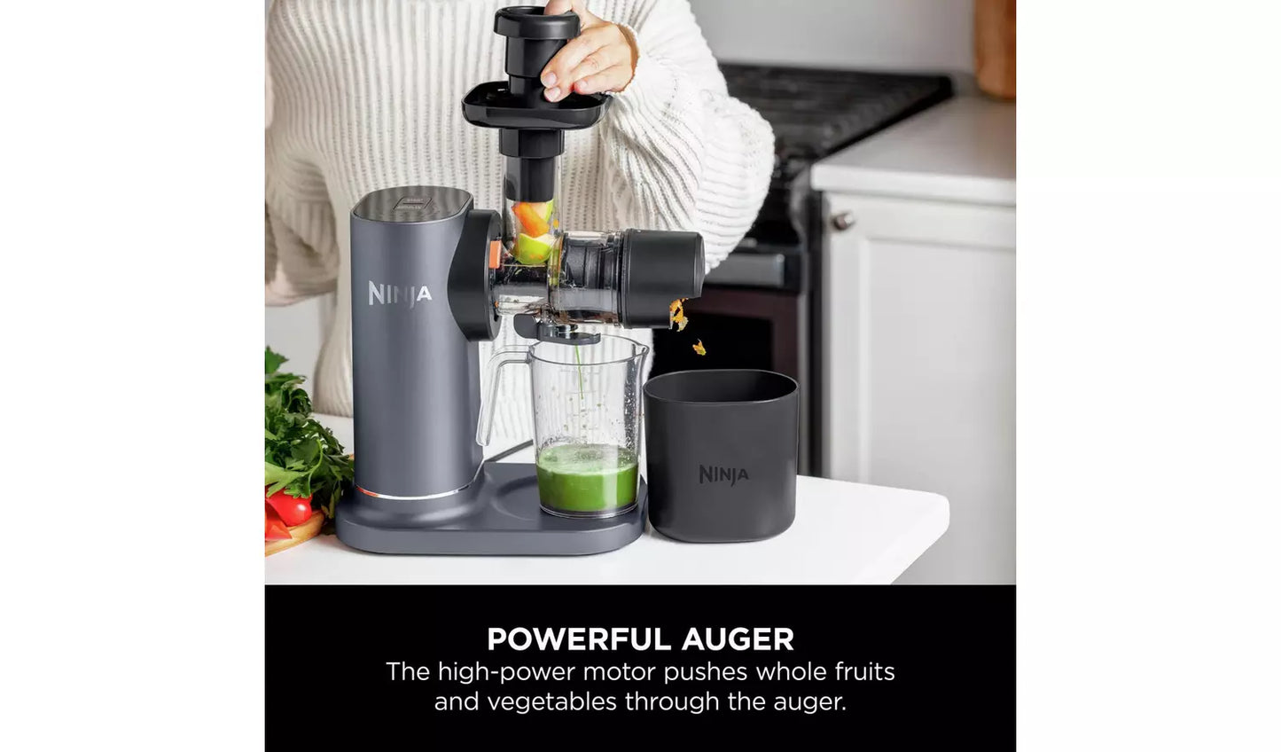 Ninja Cold Press Juicer med Anti-Clog Filter JC151UK