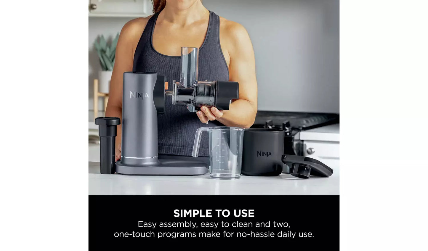 Ninja Cold Press Juicer med Anti-Clog Filter JC151UK