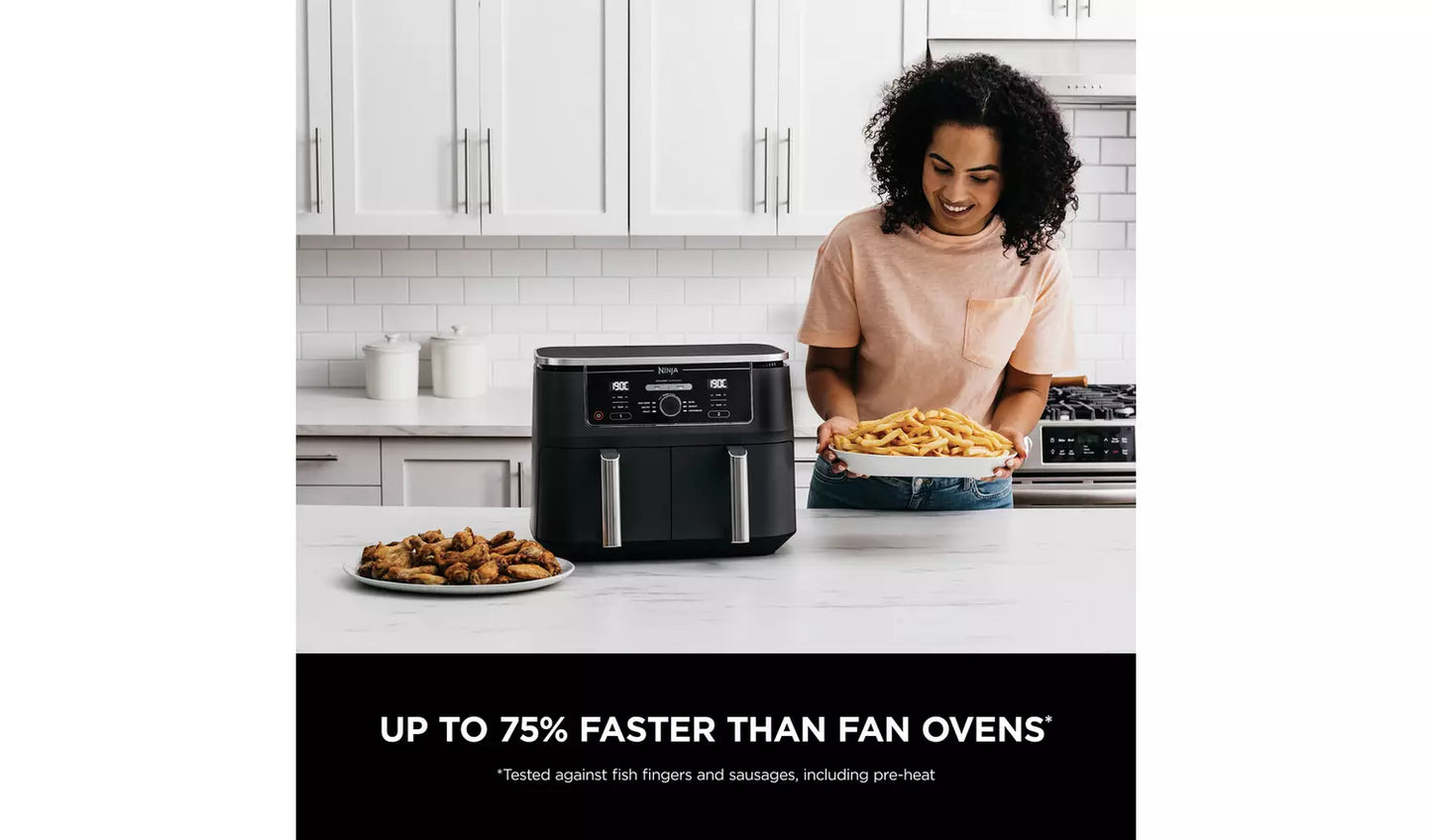 Ninja Foodi MAX Dual Zone Air Fryer AF400UK - Black