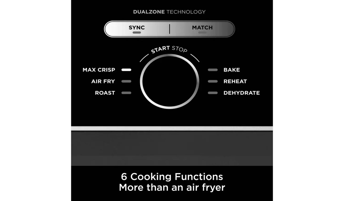 Ninja Foodi MAX Dual Zone Air Fryer AF400UK - Black
