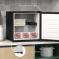 HOMCOM 35L Mini Freezer, -24℃ to -14℃ Temperature - Silver Tone
