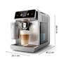 Philips Café Aromis 8000 Series LatteGo Pro EP8757/20 Silber - Espressomaschine