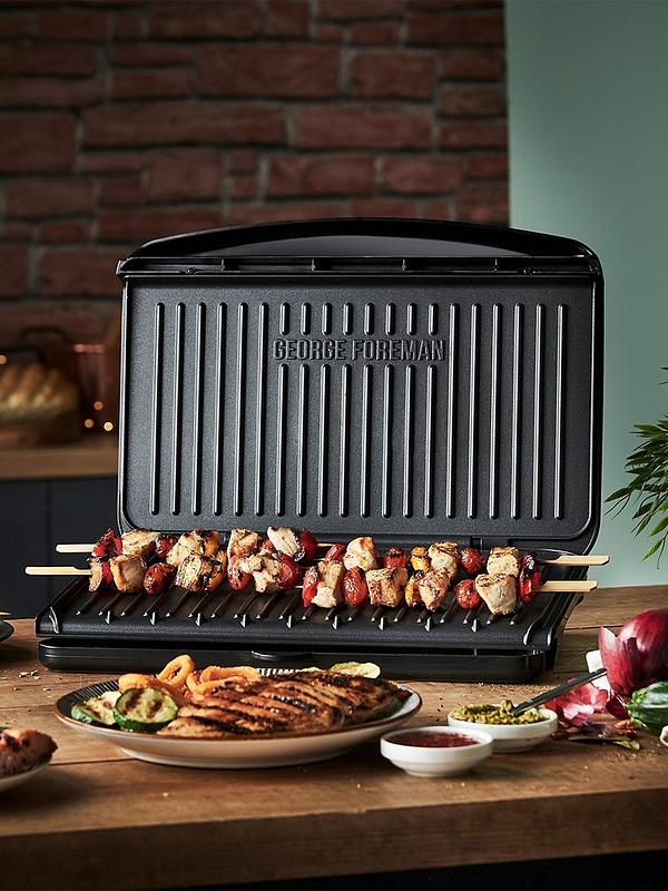 George Foreman 25820 Large Fit Grill — vertical storage