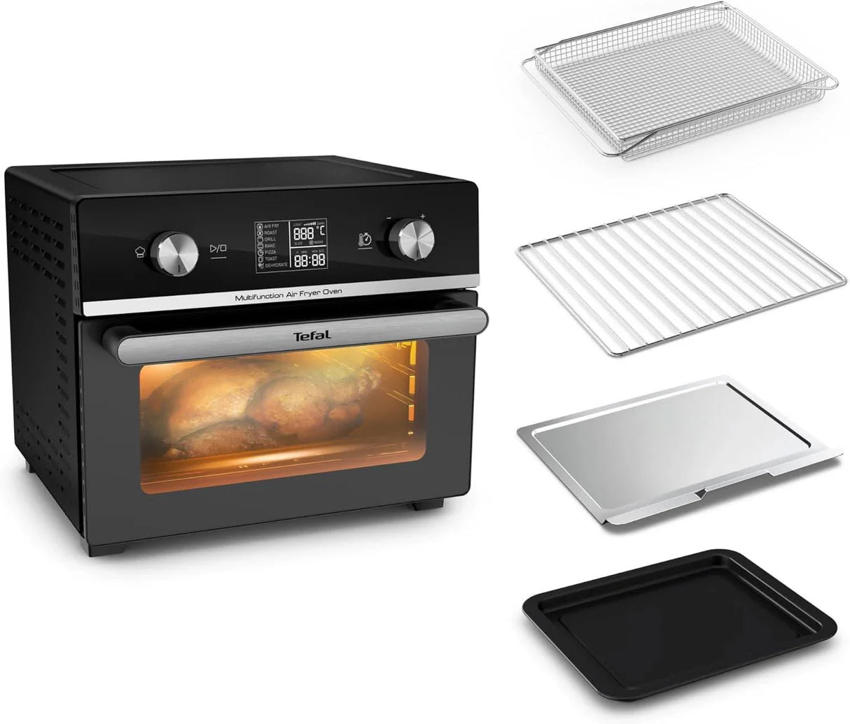 TEFAL Easy Fry Heißluftfritteusen-Ofen multifunktional 20L