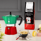Bialetti Moka Express Tricolore Italia Stovetop Coffee Maker - Tiny Lux