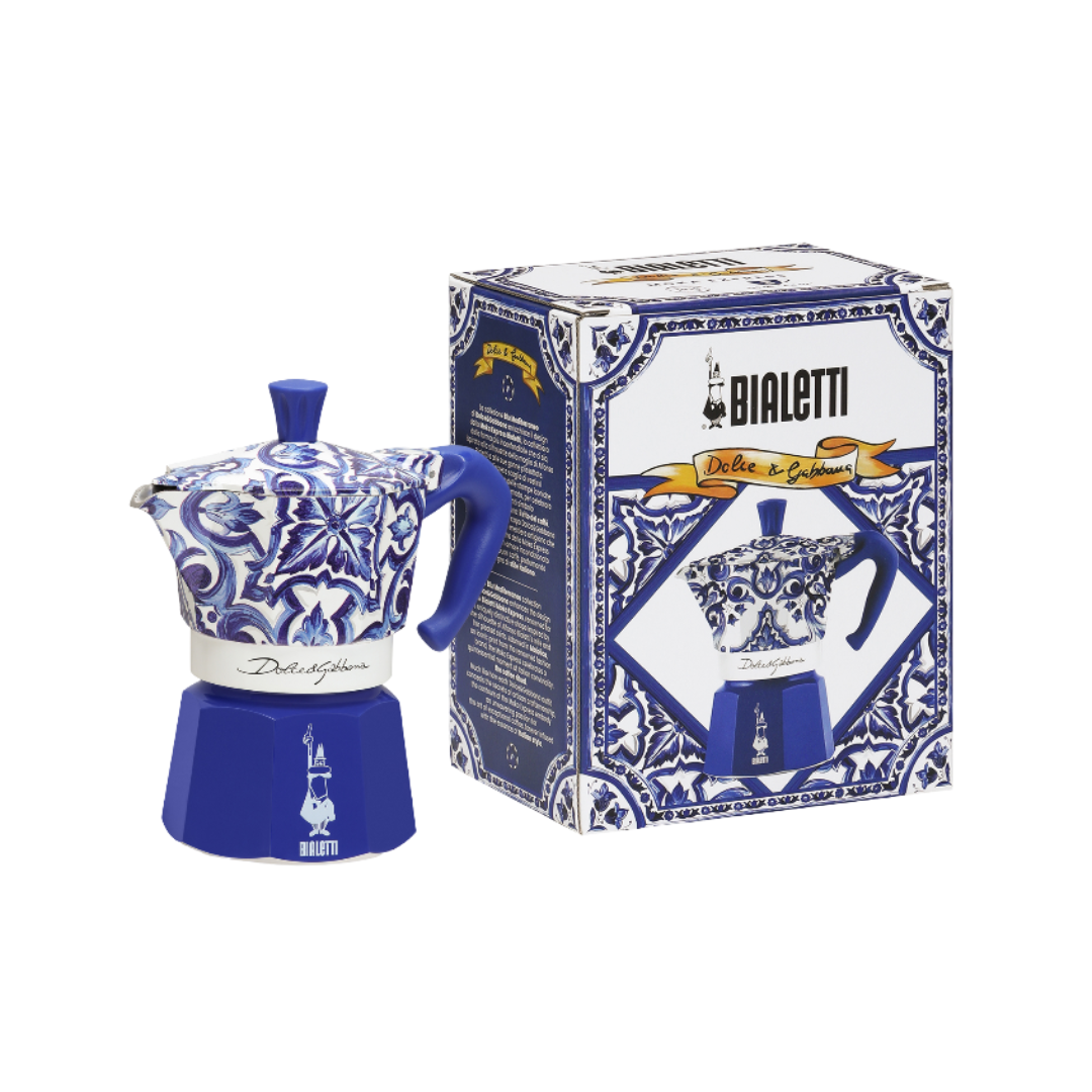 Bialetti X Dolce&Gabbana Blue Mediterranean Moka Express - Tiny Lux