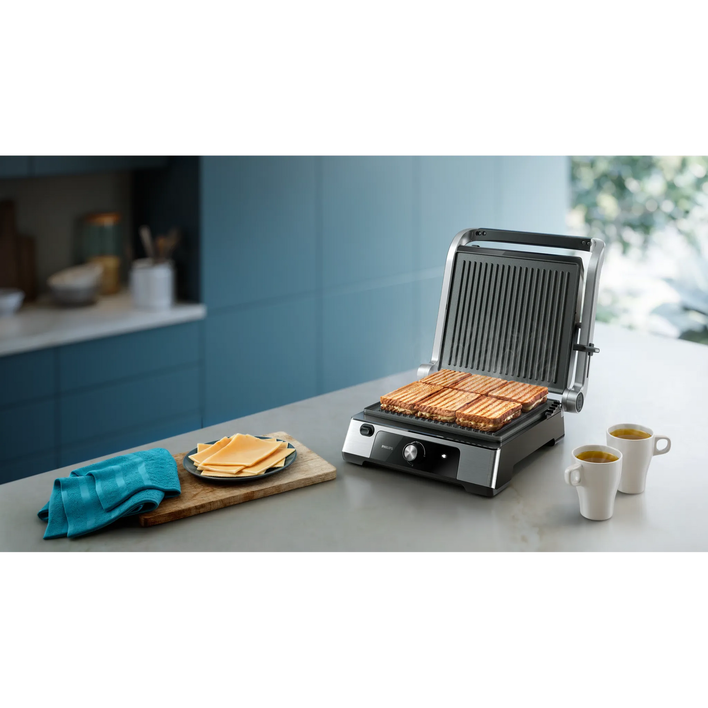 Philips 5000 Series HD6301/90 Contact Grill Silver