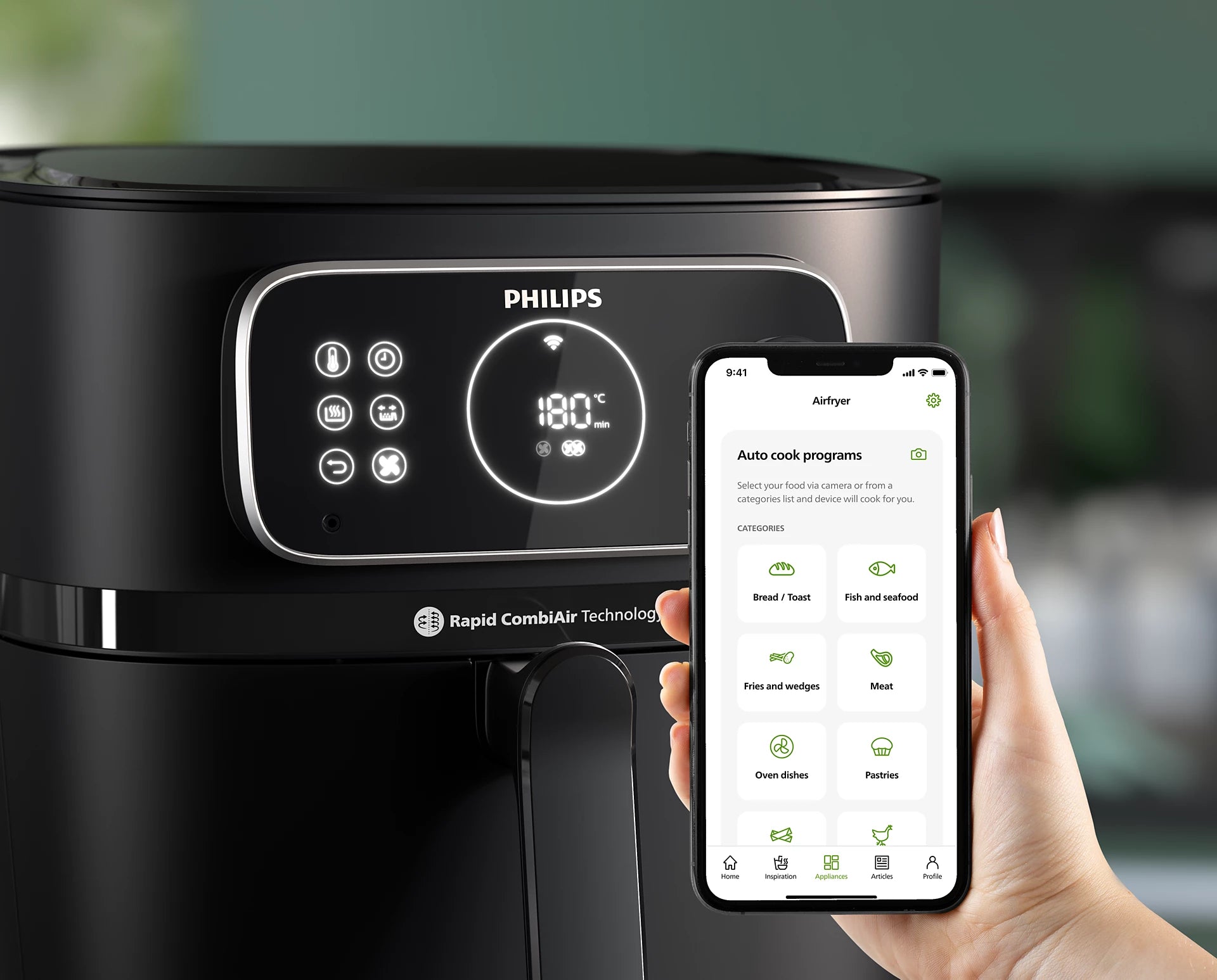 Philips HD9875/90 7000 Series Airfryer Combi 8.3L Connected image 4