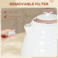 HOMCOM 3kW Rapid Boil Honeycomb Kettle - Cream
