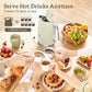 HOMCOM Retro 3000W Kettle and Toaster Set - Grey