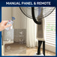HOMCOM Pedestal Fan with Water Mist Spray 3 Speeds 2.8L Water Tank, White